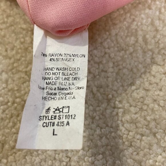 LUX LA Barbie Pink High Waisted Midi Pencil Skirt, size L - Picture 6 of 8